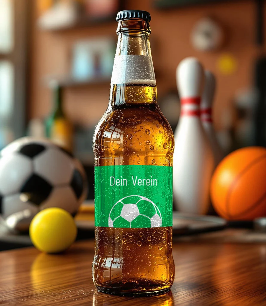 Dein Vereinsbier mit eigenem Etikett. Jetzt Anfrage stellen!