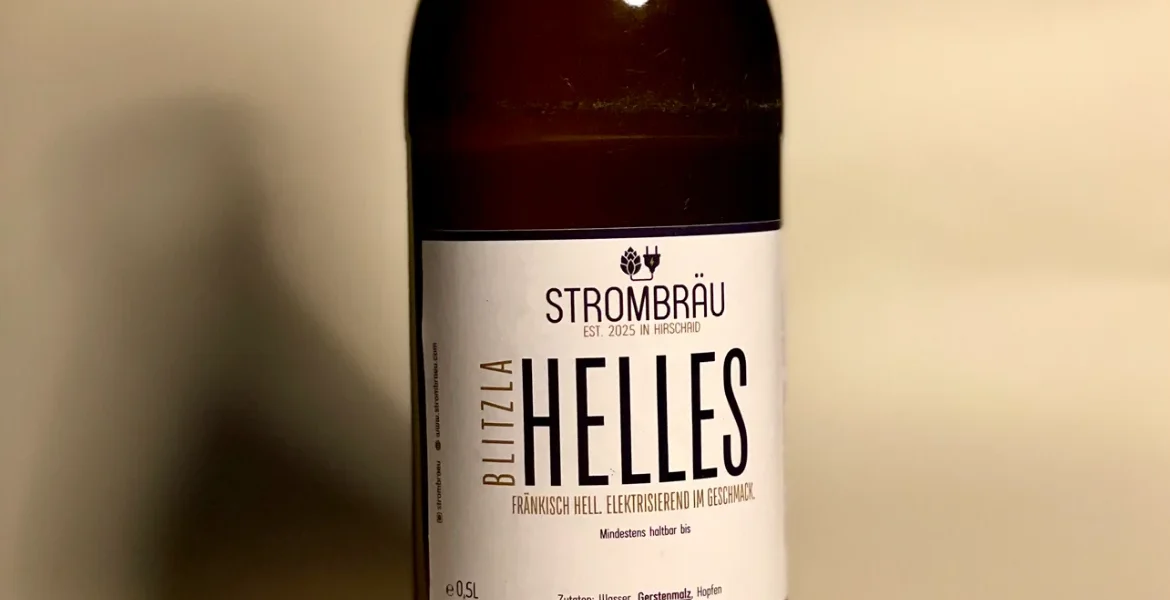 Das Blitzla Helle Bier. Fränkisch hell - elektrisierend im Geschmack.
