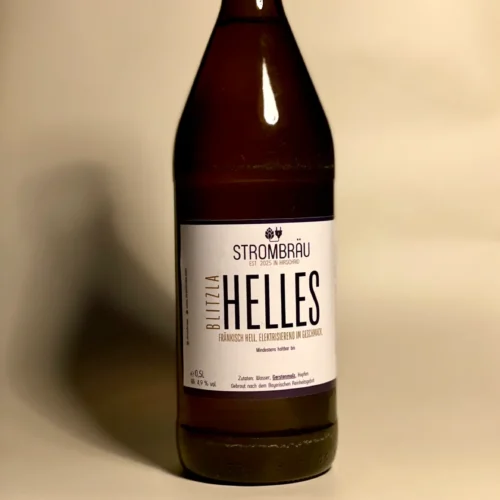 Das Blitzla Helle Bier. Fränkisch hell - elektrisierend im Geschmack.