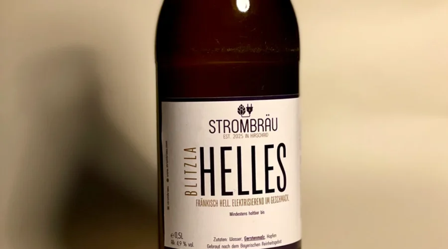 Das Blitzla Helle Bier. Fränkisch hell - elektrisierend im Geschmack.