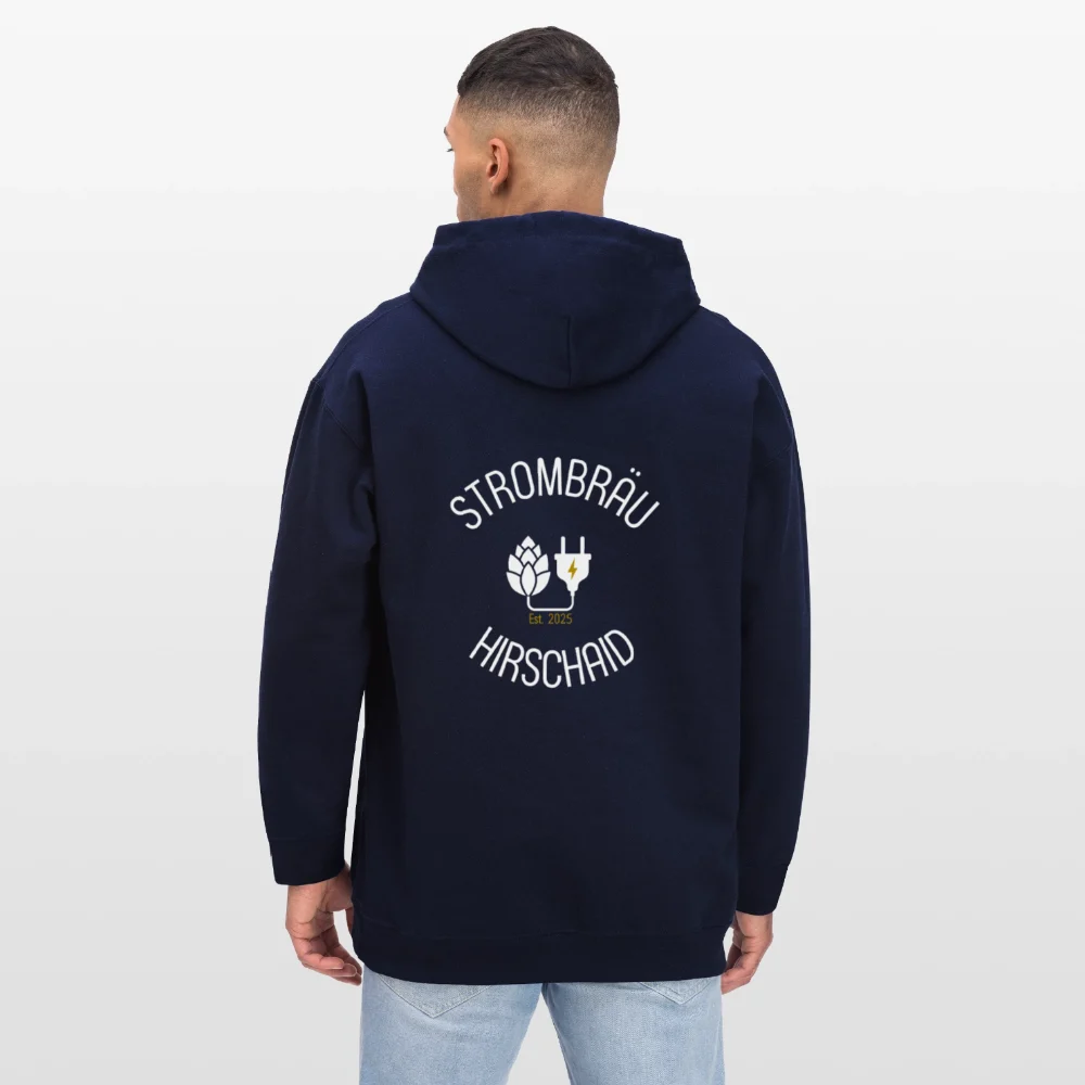 "Strom auf Stoff" - Unisex Hoodie – Bild 4