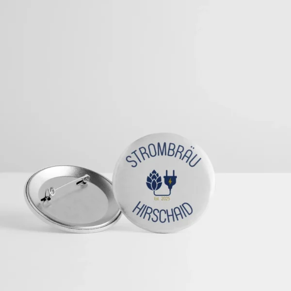 "Strom zum Anstecken" - Buttons mittel 32 mm (5er Pack)